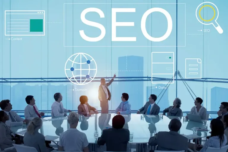 Search engine results page highlighting high-ranking organic listings from SEO optimization