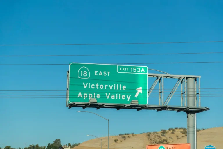 Victorville - road sign